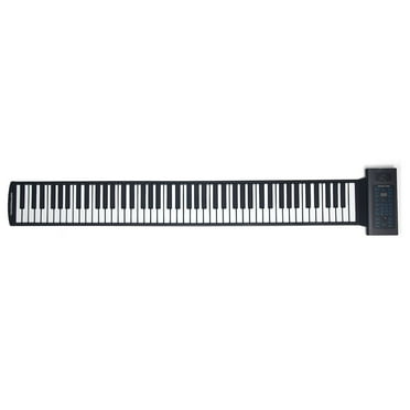 VEVOR 88-Key Roll-Up Piano, Portable Hand Roll Keyboard with 128 Rhythms & Tones, Rechargeable