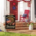 thumbnail image 2 of Sm:)e One Nation Under God 250th Anniversary Patriotic July 4th Garden Flag 12x18 Inch, Double Sided, 2 of 8