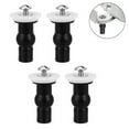 thumbnail image 2 of 4 Pack Toilet Seat Hinges Screws Toilet Seat Fixings Fix Expanding Rubber Top Nuts Screws Mount Seat Hardware Toilet Seat Replacement Parts Kit, 2 of 9