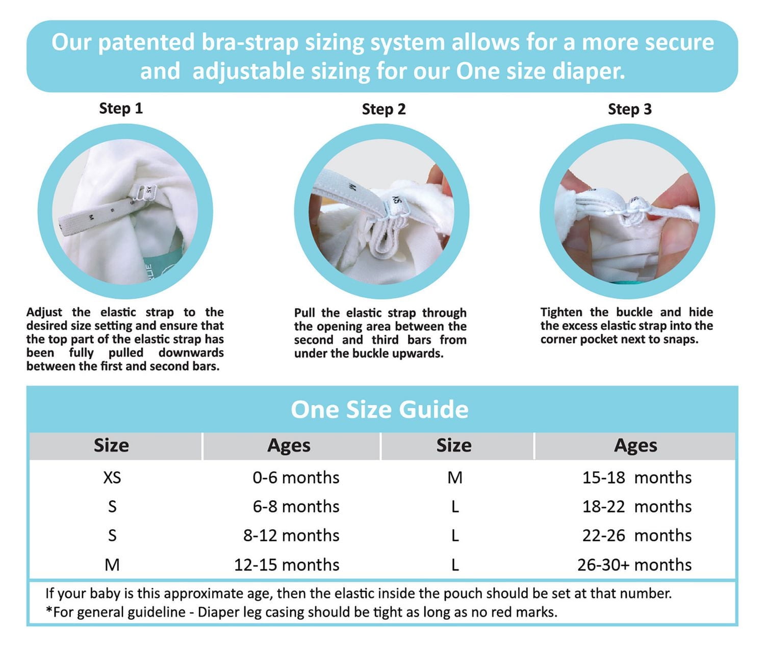 Charlie Banana 6 Inserts Oceana Hybrid All-in-One Reusable Diapers
