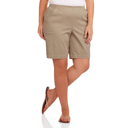 Just My Size Just My Size Women's Plus Size 2 Pocket Pull on Shorts