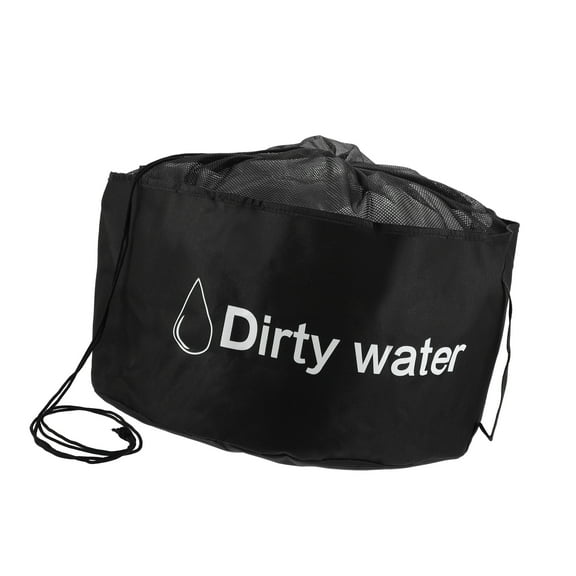 Unique Bargains RV Sewer Hose Storage Bag Waterproof RV Hose Storage Bag RV Accessories Bag Camper Utility Bag Black
