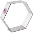 thumbnail image 4 of Hexagon Cookie Cutter, 3.5" Made in USA, 4 of 5