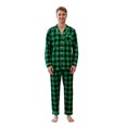 thumbnail image 3 of AceBaby Christmas Family Pajamas Matching Set, Long Sleeve Shirt with Pants Plaid Sleepwear Loungewear for Man/Woman/Kid, 3 of 10