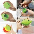 thumbnail image 3 of Juego de 5 tazas de viaje para cepillos de dientes y enjuague bucal, con diseño de hoja de arce., 3 of 3
