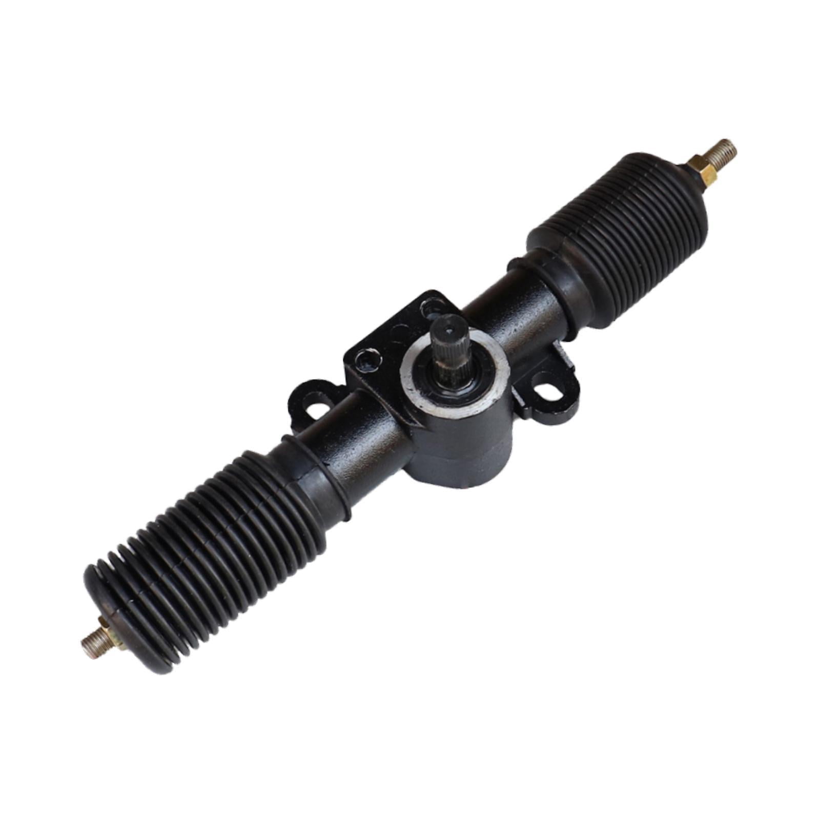 simhoa Power Steering Gear Pinion Assy Go Kart Accessories Steering Box Assembly for UTV Buggy Motorcycle ATV Karting Quad Bike 325mm A