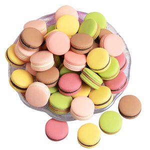 36PCS Resin Charm Simulated Macaron DIY Resin Embellishment Phone Case Pendant