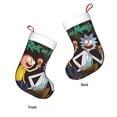 thumbnail image 3 of Rick And Morty Christmas Stocking 17.7" Classic Xmas Stockings For Family Holiday Fireplace Party Decorations, 3 of 8