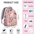 thumbnail image 6 of Wild Mustang Art Backpack - Durable Waterproof School Bag with Horse Pattern - Perfect Bookbag for Equestrian Enthusiasts in School, 6 of 6