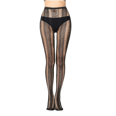 

Black Tights for Women Ladies Fashion Hollow Out Heart Print Base Pantyhose Fishnet Women s Bottoming Fishnet Socks