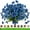 8Pcs(Blue), variant on Artificial Outdoor Flowers,8 Bundles Fake Flowers Uv Resistant Faux Outdoor Plastic Flower Plants For Outside Indoor Décor(blue)
