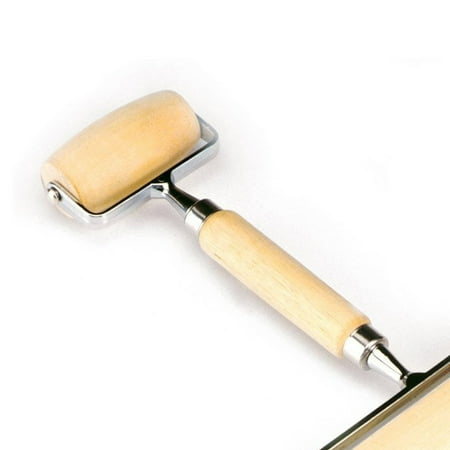 Pizza Dough Equipment - Norpro Double PASTRY ROLLER Deluxe Wooden for Pasta Pie Pizza Cookie Dough Nuts