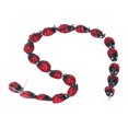 thumbnail image 3 of Cuentas Espaciadoras De Joyería, Cuentas De Mariquita Para Manualidades, Color Negro Y Rojo, Brillantes Y Cómodas, 20 Uds., 3 of 7