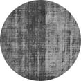 thumbnail image 1 of Ahgly Company Indoor Round Abstract Gray Modern Area Rugs, 3' Round, 1 of 4