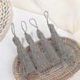 thumbnail image 2 of 4pcs Useful Natural Jute Tassels Home Burlap Tassel Jute Rope Tassels Decorations Diy, 2 of 4