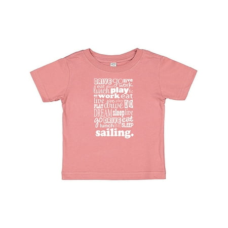 

Inktastic Sailing Boating Gift Gift Baby Boy or Baby Girl T-Shirt