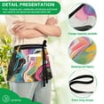 thumbnail image 4 of Yayeee Waist Apron with Pockets for Cooking Waterproof Half Server Aprons, Colorful Black, 4 of 7