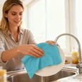 thumbnail image 5 of Microfiber Cleaning Cloths Roll 20 Pack for Dry and Wet Use with Cartoon Dish Towels Reusable Paper Towels Tear Cloth Absorbent and Fast Drying for Kitchen and Home Cleaning, 5 of 5