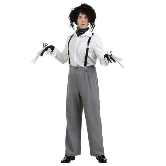 Men's White Shirt Edward Scissorhands Costume
