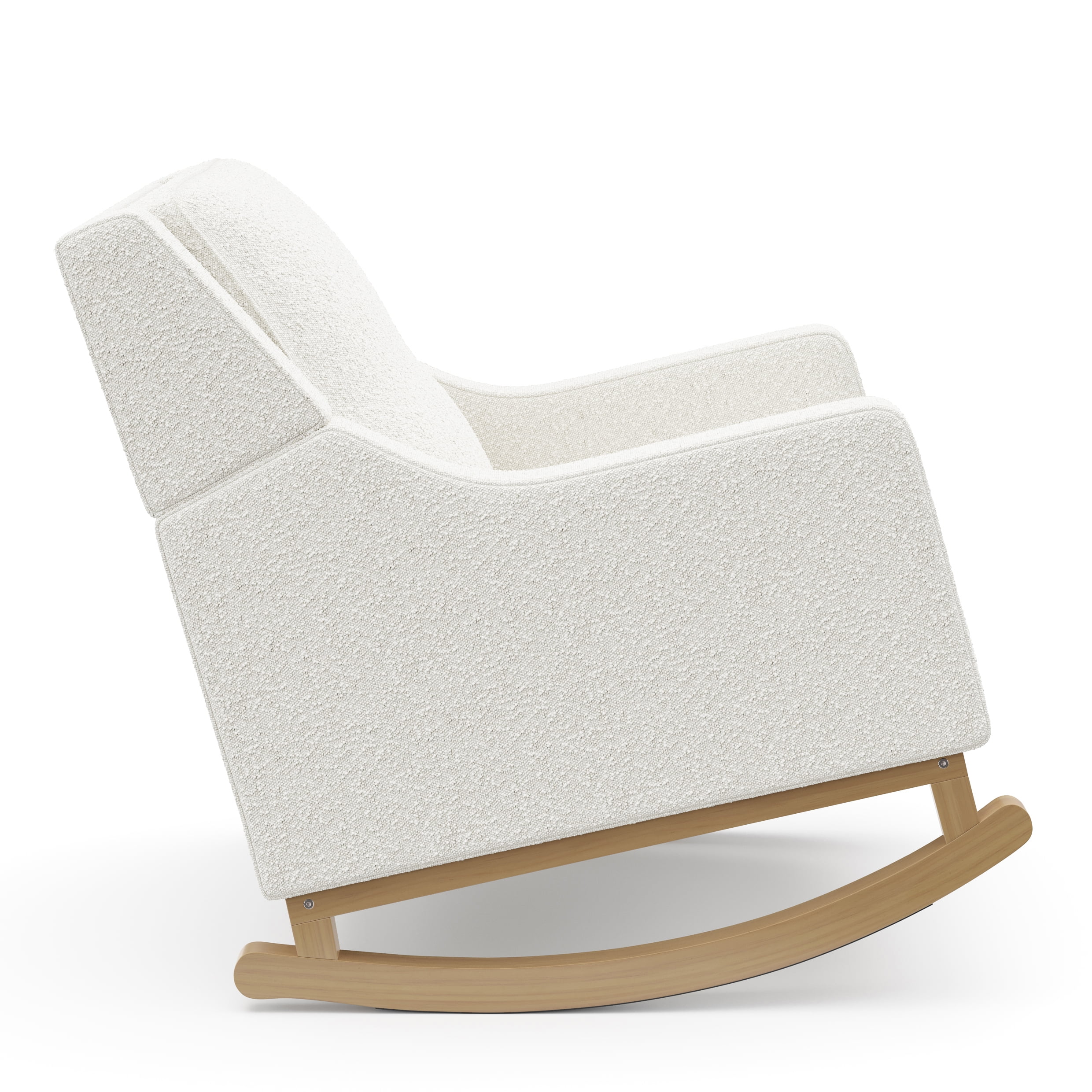 Storkcraft Pasadena Infant Nursery Rocker, Driftwood with Ivory Boucle