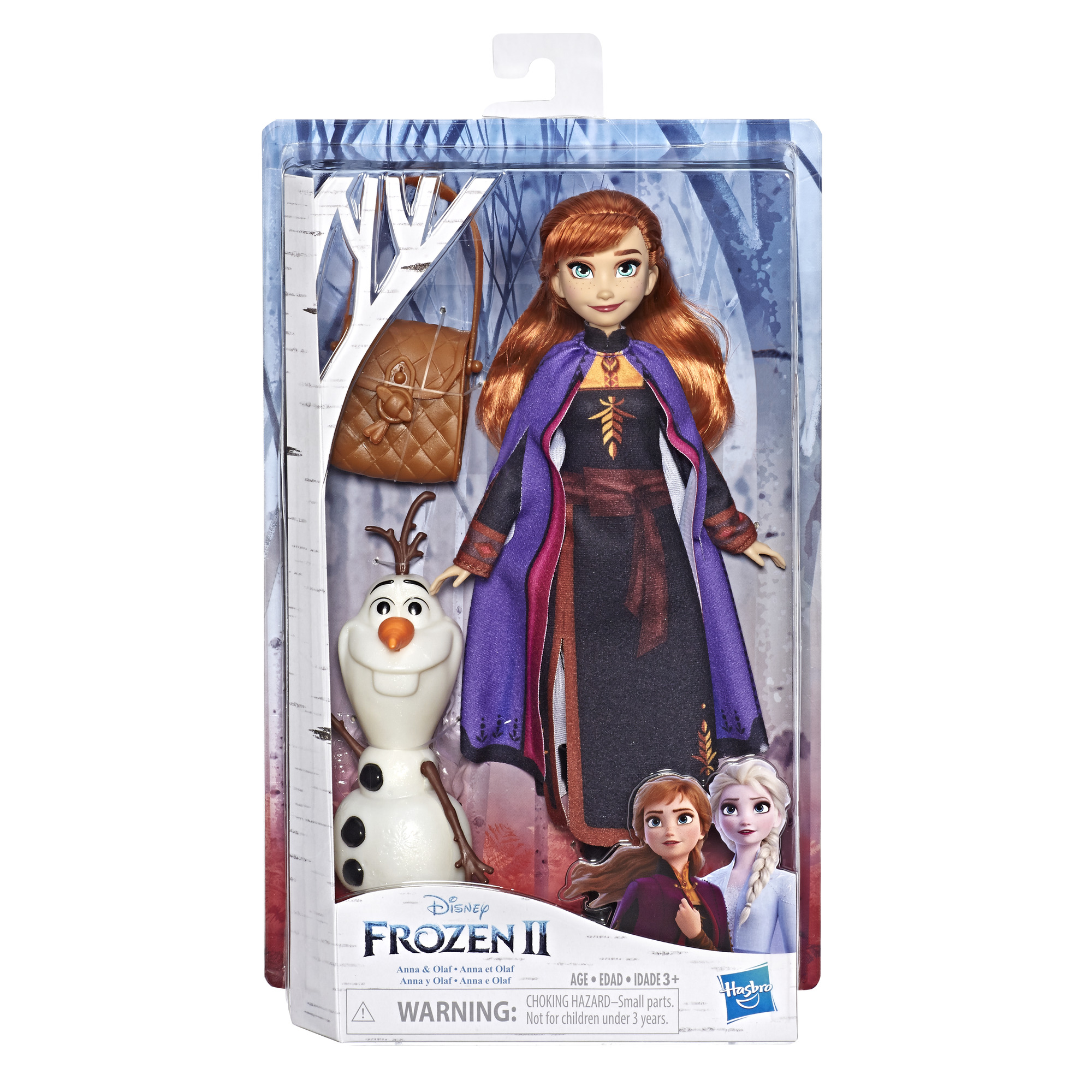 Disney Frozen 2 Anna Fashion Buildable Snowman Olaf Doll Playsets, Includes Doll And Olaf - image 2 of 2