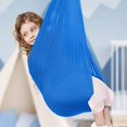 thumbnail image 3 of Children Elastic Hammock Indoor Outdoor Kids Sensory Swing Home Fitness Yoga Hammock Dark Blue, 3 of 4