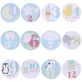 thumbnail image 1 of Bangcool 12PCS Month Sticker Self-adhesive Milestone Sticker Onesie Sticker for Baby, 1 of 10