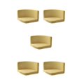 thumbnail image 3 of kurtrusly Trilateral Chair Covers Wide Application And Strong Elastic Chair Protection Made Easy Polyester Cover Chairs Decoration cream-coloured 5Set, 3 of 6