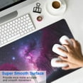 thumbnail image 5 of Galaxy Universe Gaming Mouse Mat,Rectangle XX Large Non-Slip Rubber Gaming Mouse Pad with Stitched Edges, Office Mouse Pad for Women Men Kids, 31.5x15.7, 5 of 7