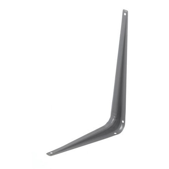 Support de tablette 8 po x 10 po gris 1 pièce Les supports de tablettes sont idéals pour le placard, le garage, le cabanon et pour tout besoin en matière d'étagère.