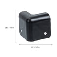 thumbnail image 2 of ADDHAT 12Ud Protector De Esquinas Negro De Metal Para Cajas Y Altavoces Con, 2 of 7