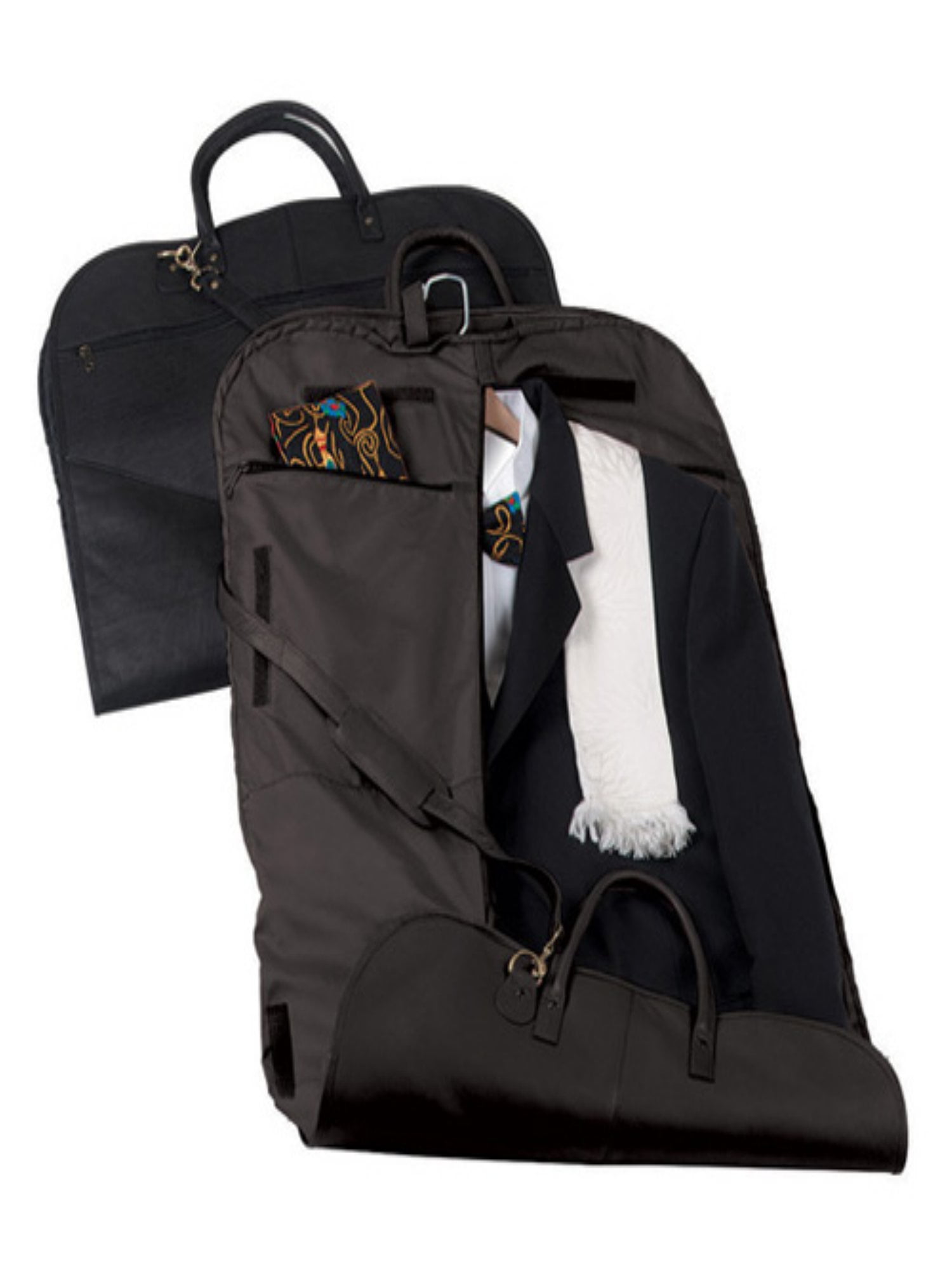 Royce Leather Garment Bag Travel Luggage in Genuine Leather