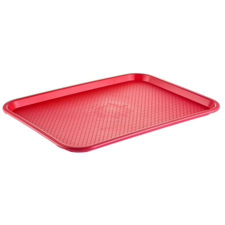 

Tray PP Fast Food/Cafeteria Red 16x12 Plastic Red 16 packs