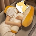 thumbnail image 3 of 1pc Silky Smooth Floor Cushion - Comfy Waist Support, Versatile Large Backrest for Reading and Relaxation, Decorative Bed Pillow for Bedroom and Living Room, Cool Summer Fabric, 3 of 7