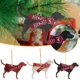 thumbnail image 2 of Adornos colgantes navideños de perro labrador retriever, árbol de Navidad, colgantes de perro 2D para decoración navideña, decoración del hogar, regalos de Navidad, 2 of 5