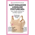 thumbnail image 3 of Comfort Choice Women's Plus Size Easy Enhancer Wireless Longline Posture Bra, 3 of 6
