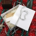 thumbnail image 3 of Caja de regalo OBMMIRAO grande 43x33x15 cm blanca con tapa, 3 of 7
