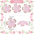 thumbnail image 2 of 1 caja de 200 cuentas espaciadoras de flores con forma de flor de cerezo acrílica rosa, sakura, primavera, 5 pétalos, degradados, a granel, 2 of 9