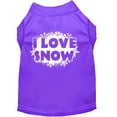 thumbnail image 4 of Christmas Screenprinted Dog Shirt, "I Love Snow", 4 of 10