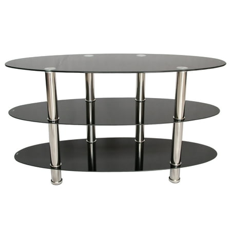 Hodedah 42' Wide Glass TV Stand