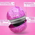thumbnail image 6 of Soccer Balls Size 4 Glitter Pink - Kids Aged 4-6 6-8 8-12 Outdoors Sports Training Ball Recreation Playing Ball Teens Girls Children Youth Back to School Birthday, 6 of 9