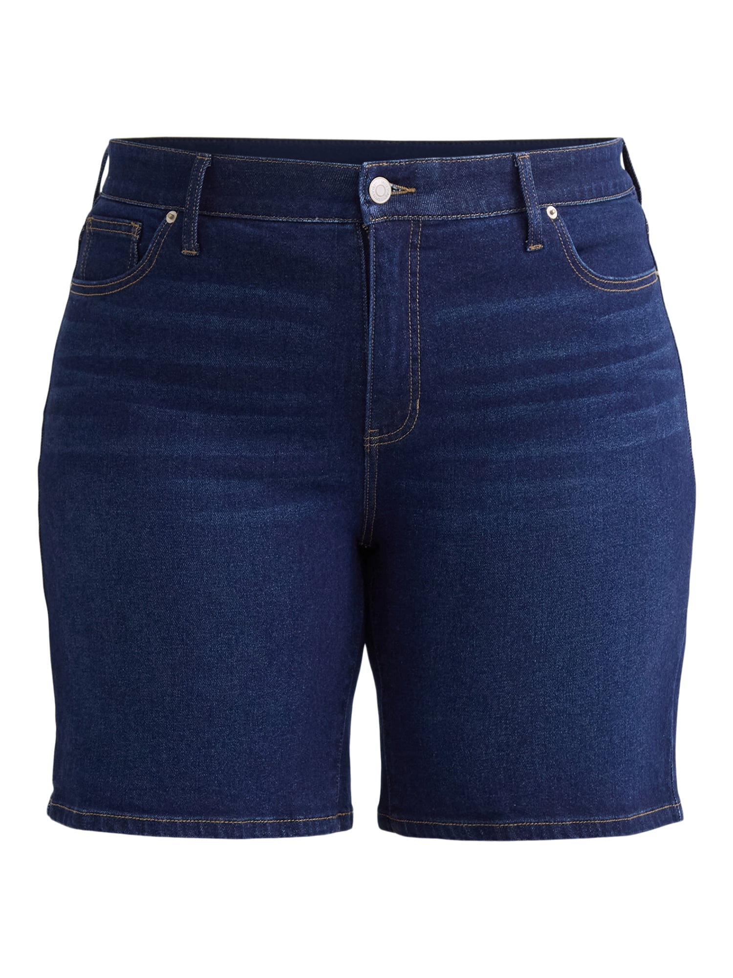 Terra & Sky Women's Plus Size Bermuda Short, 9" Inseam, Sizes 16W-24W