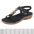 thumbnail image 2 of Zapatos para caminar con diamantes de imitación a la moda, sandalias de vestir bohemias con punta abierta, elegantes para mujer, 2 of 7