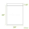 thumbnail image 2 of WiiGreen 300 PCS 24x24 inch Poly Mailers Shipping Envelopes Packaging Bags, White, 2 of 7