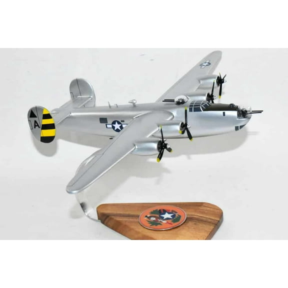Lockheed Martin® (Consolidated) B-24® Liberator®, 443rd Bomb Squadron, 18" Mahogany Model