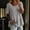 A1_Grey, variant on Womens Cotton Linen Crew Neck Short Sleeve Ruffle Loose Fit Tops Lightweight Gauze Casual Shirts Loose Flowy Pleated T Shirts Boho Gathered Waist Linen Shirt Beach Vacation Blouses Black Xxl