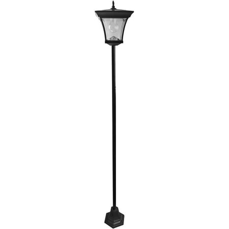 Traditional Outdoor Post Lamp - Elegant Home Fashions Solar Garden Lamp Post