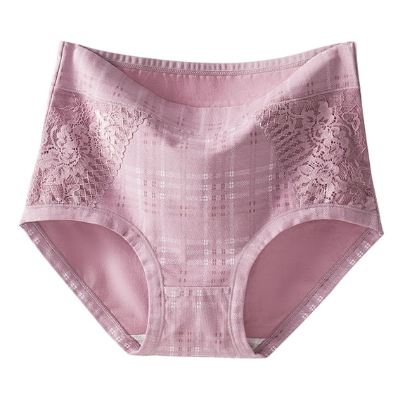 Admvng Women's Plus Size Lace Underwear Soft Stretchy Breathable Briefs