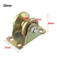 thumbnail image 1 of Track Pulley Steel Cable Pulley for Ropes 1-8mm Cable Pulley with 2 Ball Bearing, 1 of 10