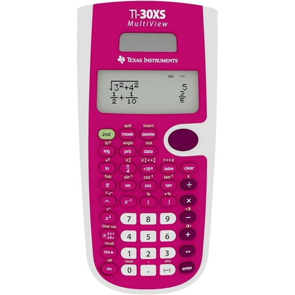 Texas Instruments TI-30XS Multiview Scientific Calculator (Pink)